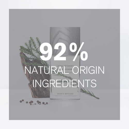 93% natural origin ingredients